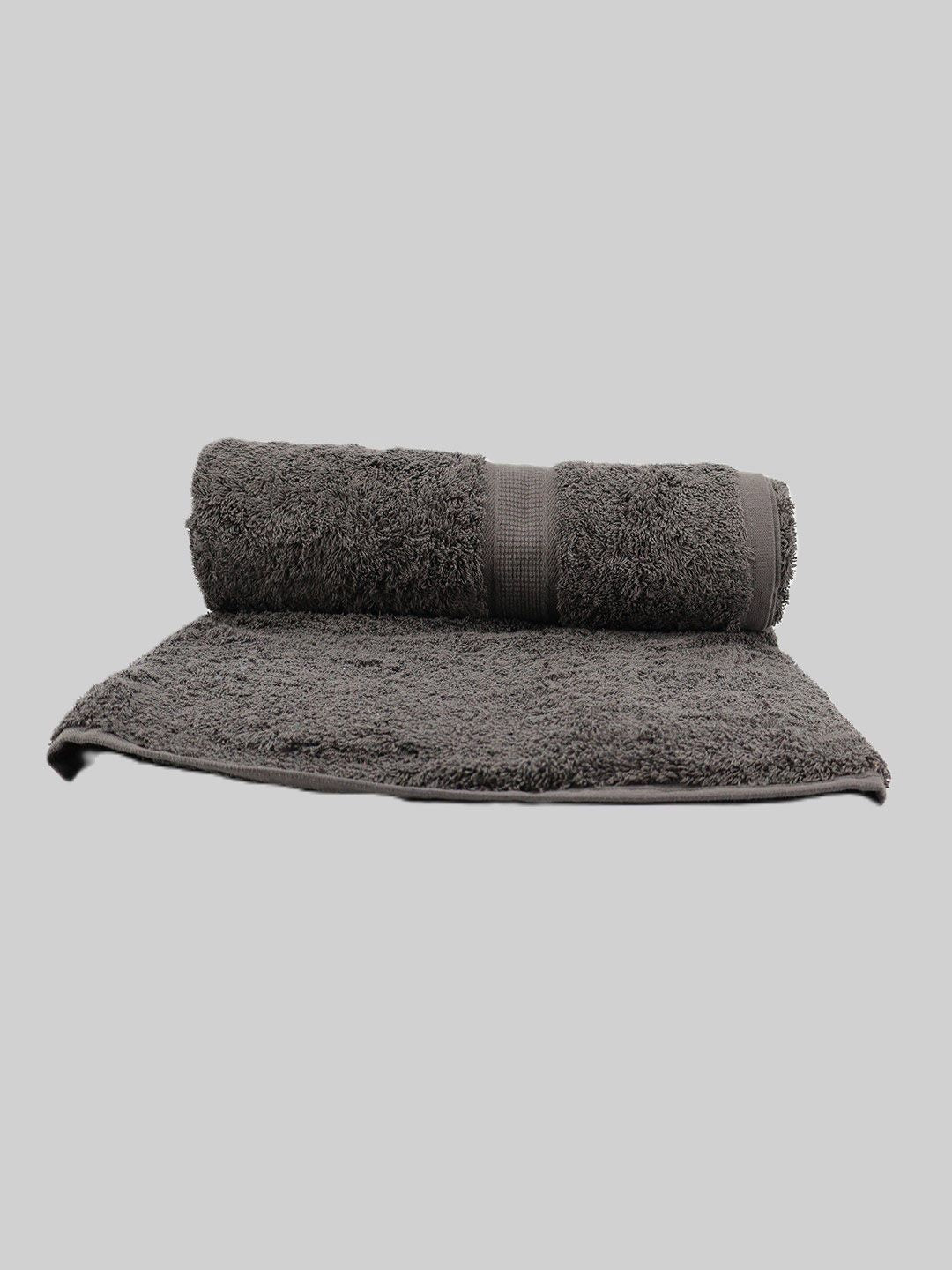 BOMBAY DYEING Charcoal Pure Cotton 550 GSM Bath Towel