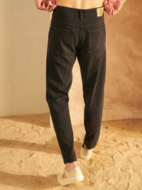 DENNISON Men Comfort Mom Fit Clean Look Cotton Jeans