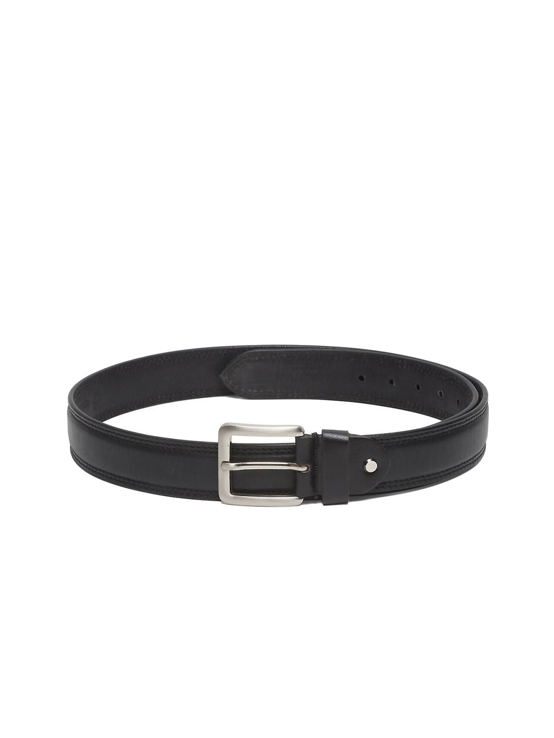 Teakwood Leathers Men Textured Leather Belt