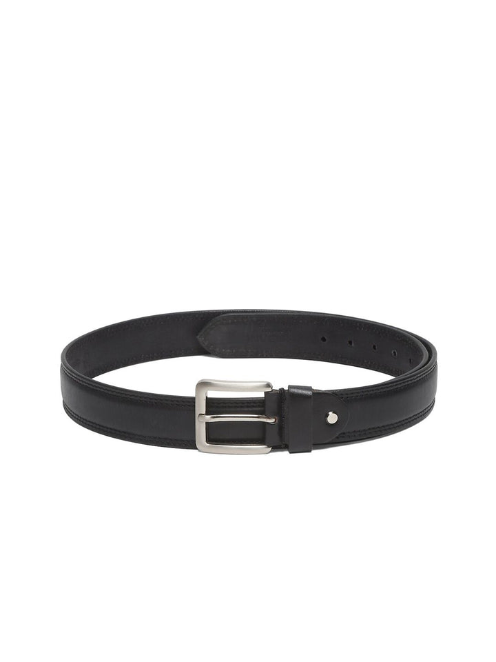 Teakwood Leathers Men Textured Leather Belt