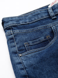 all about you Women Mom Fit High-Rise Heavy Fade Stretchable Jeans