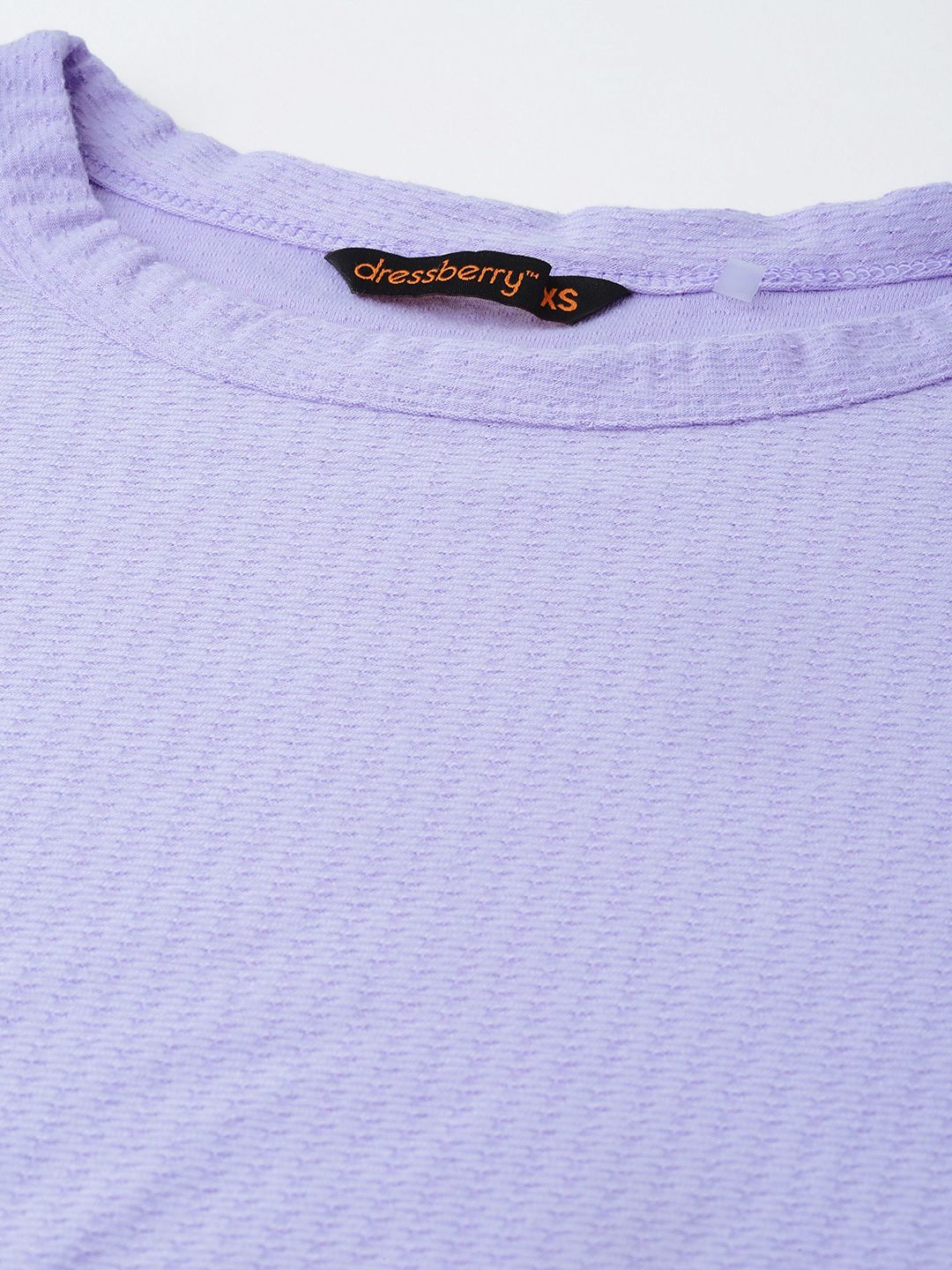 DressBerry Lavender Love Texture Knit Bodycon Dress