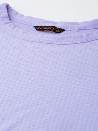 DressBerry Lavender Love Texture Knit Bodycon Dress