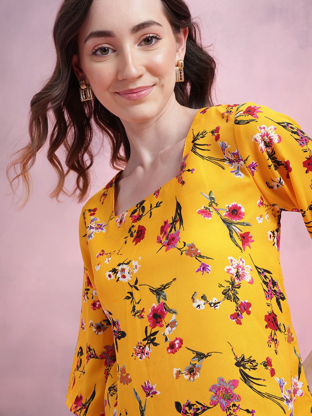 DressBerry Floral Print Top