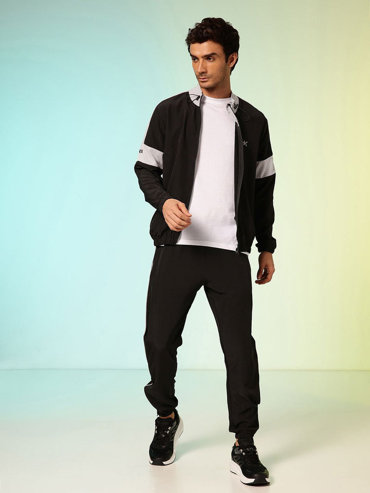 HRX by Hrithik Roshan Colourblocked Rapid Dry Running Tracksuit