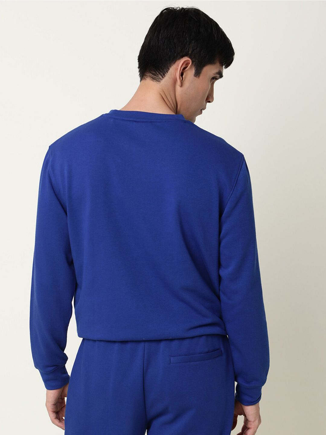 RARE RABBIT Men Flocker Printed Sweatshirt