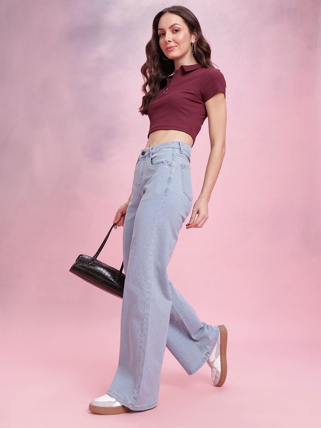 DressBerry Women Wide Leg Jeans