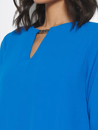 AND Blue A-Line Dress