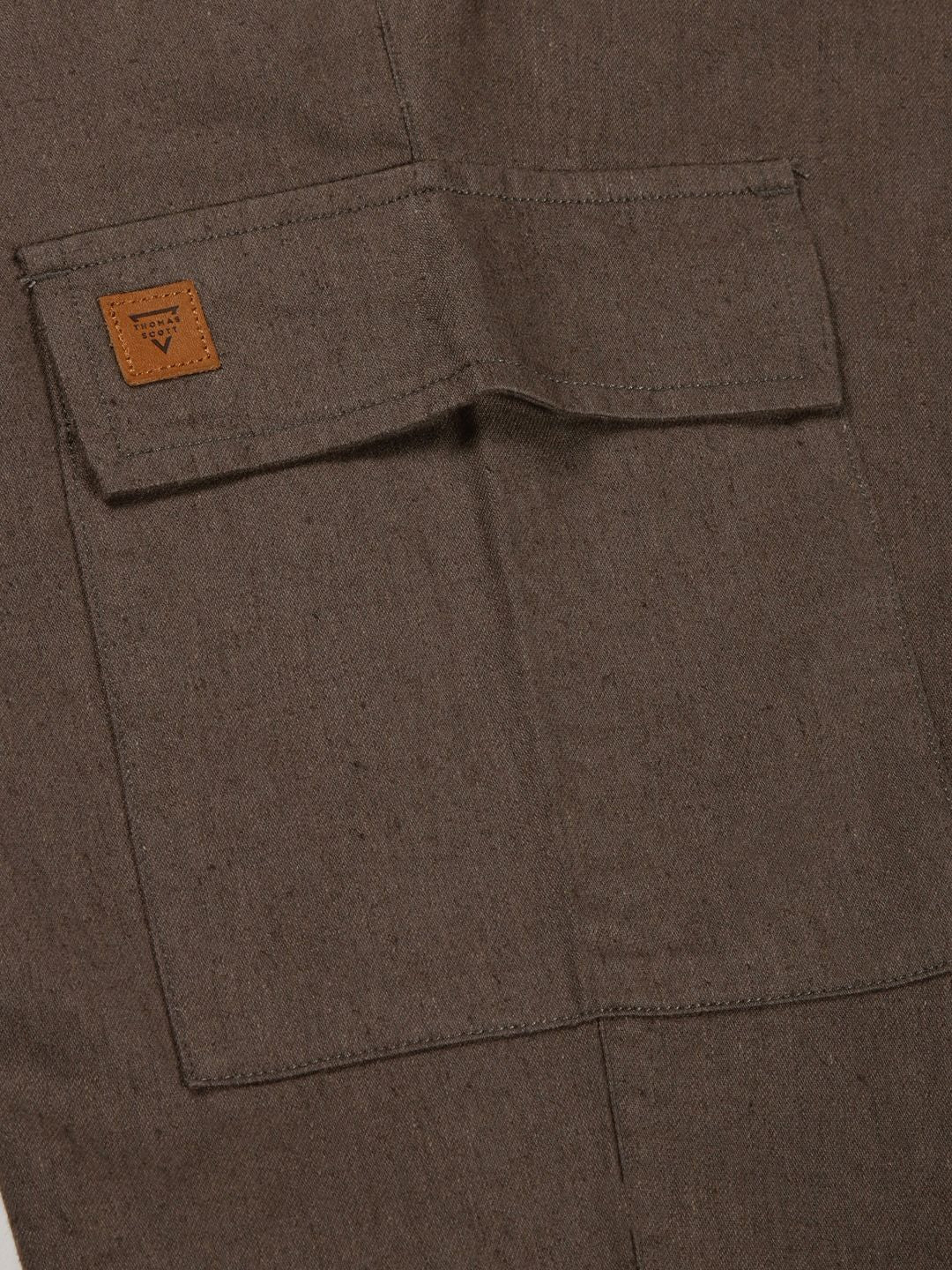 Thomas Scott Men Classic Cotton Linen Casual Trouser