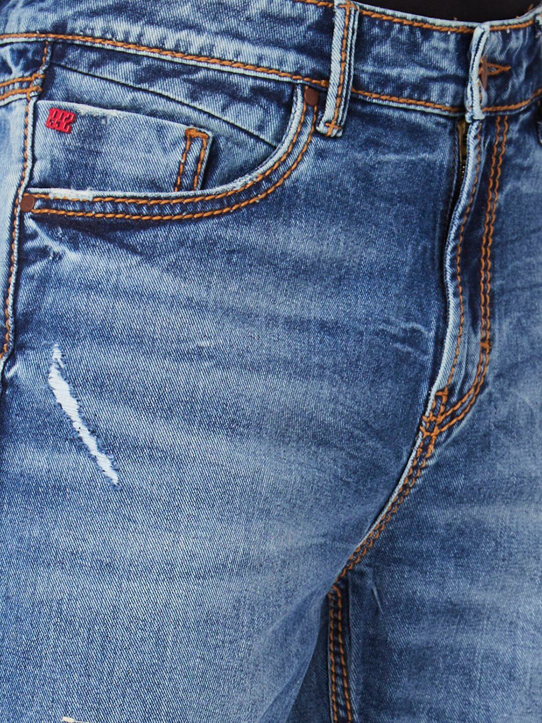 SPYKAR Men Mildly Distressed Heavy Fade Stretchable Jeans