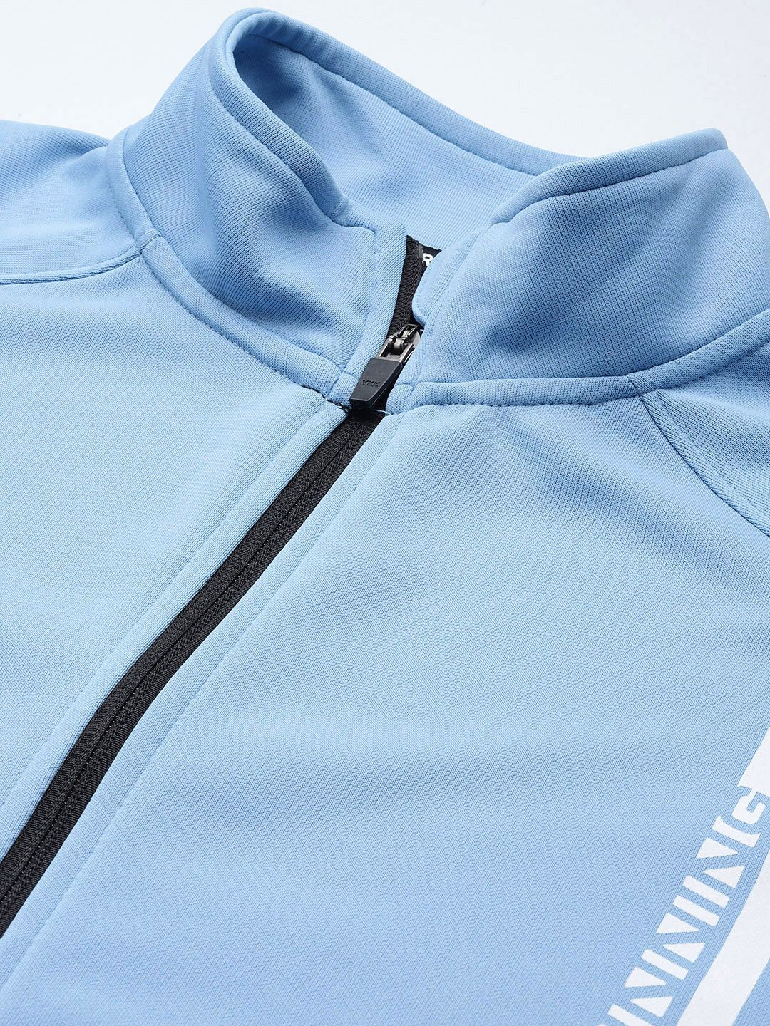 HRX by Hrithik Roshan Striped Detail Rapid-Dry Running Zip-Up Tracksuit