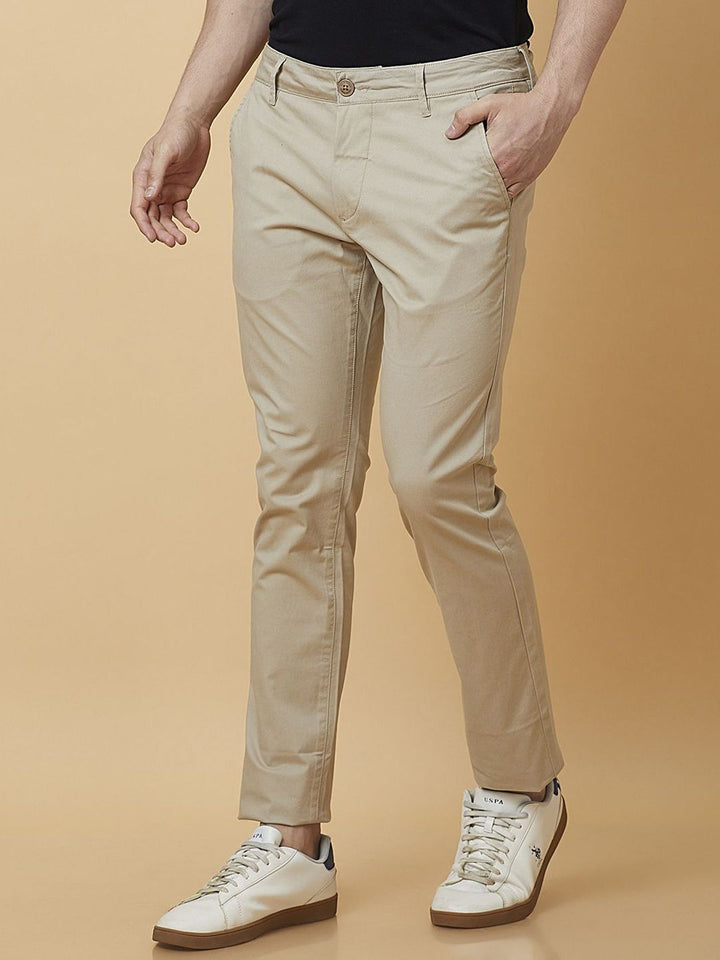 Being Human Men Slim Fit Chinos Trousers