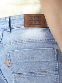 Urbano Fashion Men Straight Fit Heavy Washed Jeans Stretchable