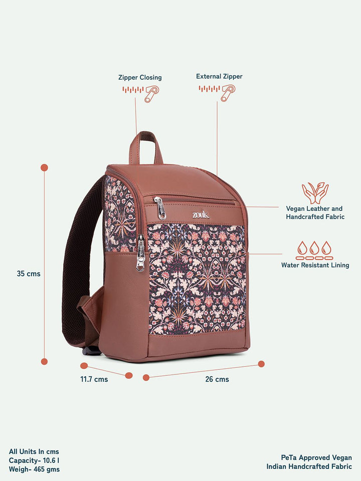 Zouk Unisex Kashmir Blooms Amalia Daypack
