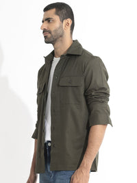 RARE RABBIT Men Lampil Slim Fit Opaque Cotton Shirt