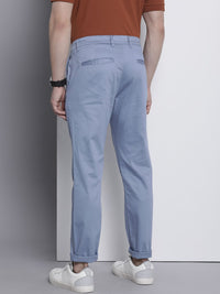 The Indian Garage Co Men Solid Slim Fit Chinos Trousers
