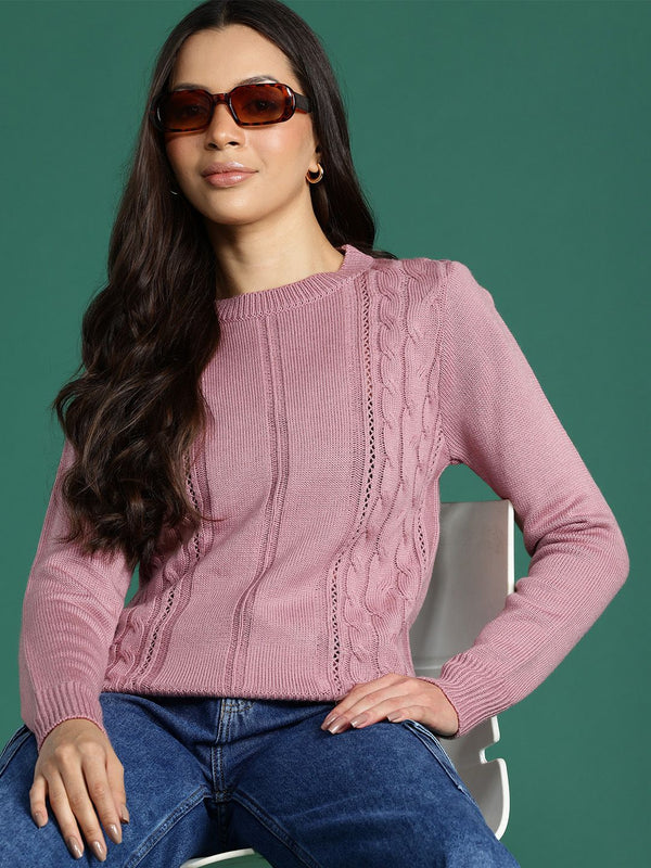 DressBerry Acrylic Ribbed Pullover