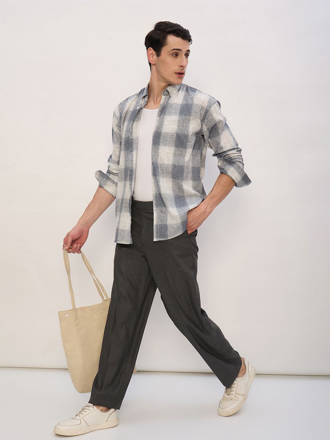 DENNISON Men Korean Loose Fit Casual Trouser