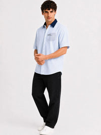 ADRO Men Relaxed Striped Casual Shirt