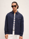 THE BEAR HOUSE Men Solid Spread Collar Oversized Shirt