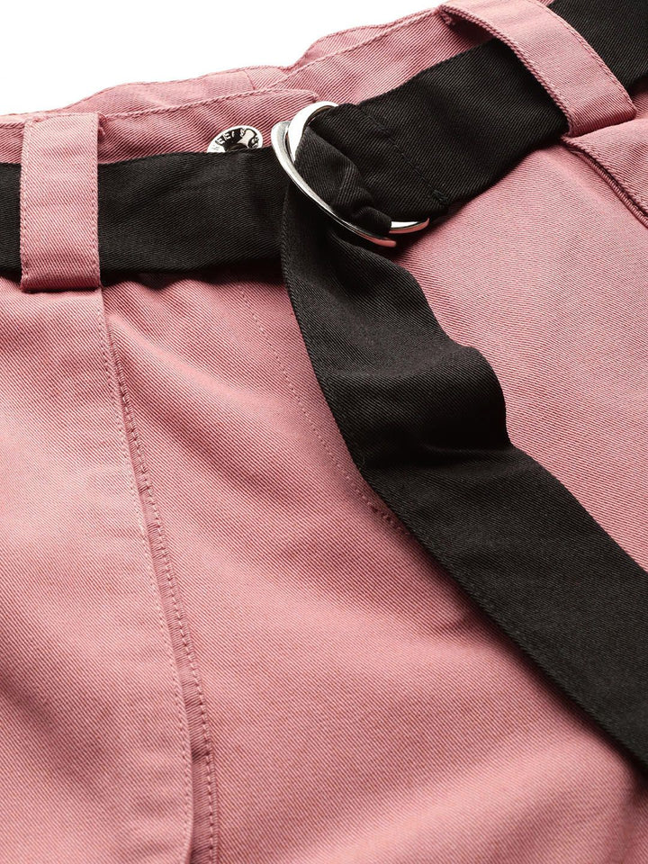 STREET 9 Women Rose Cropped Cargos