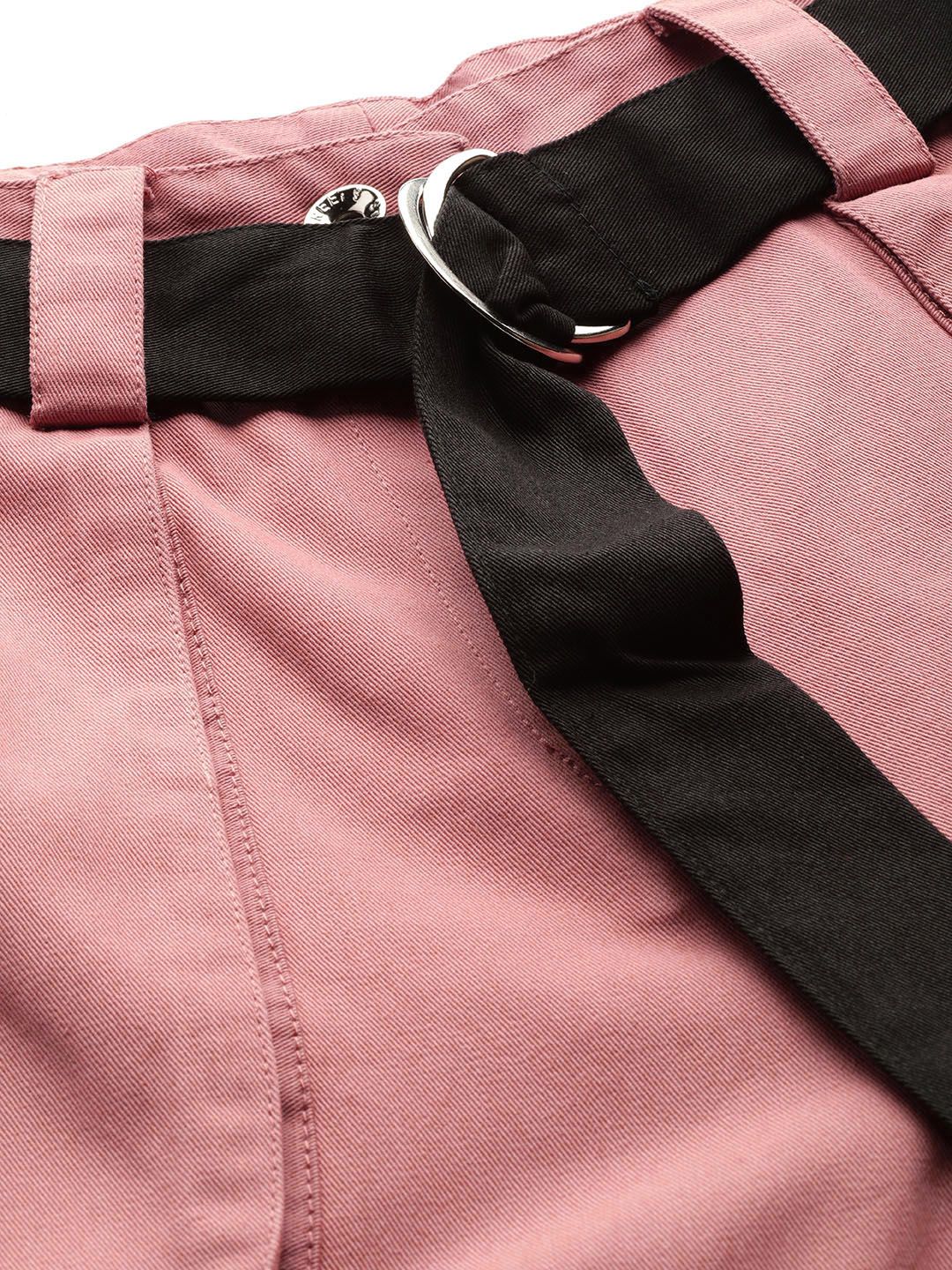 STREET 9 Women Rose Cropped Cargos