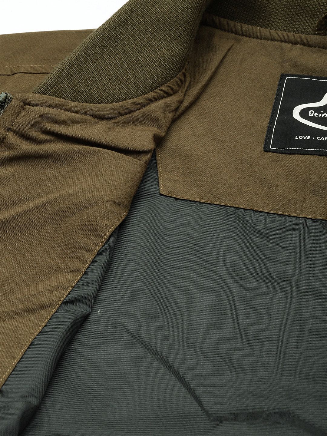 Being Human Stand Collar Bomber Jacket