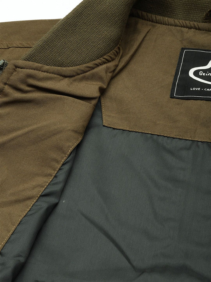 Being Human Stand Collar Bomber Jacket