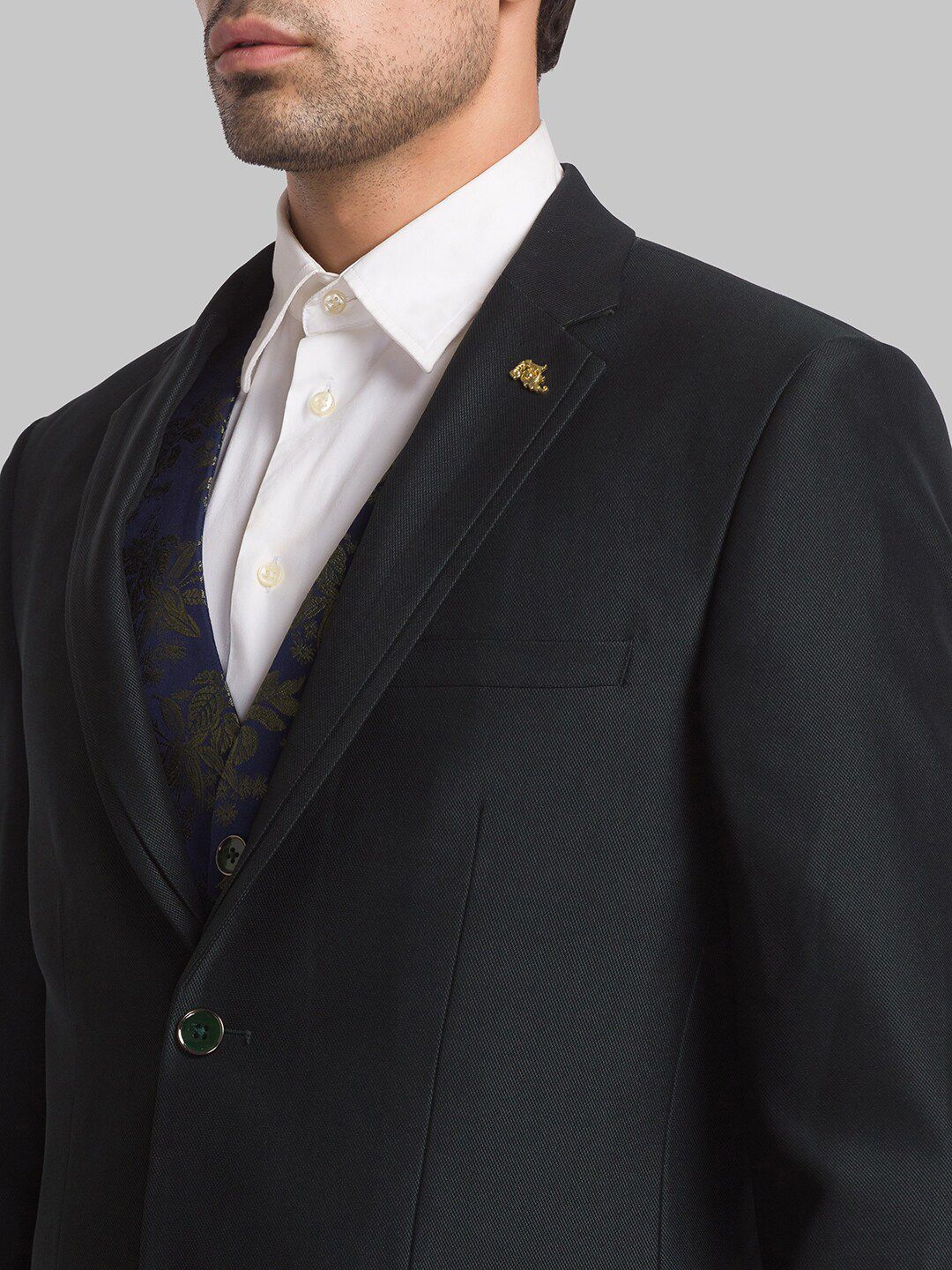 Raymond Men Single-Breasted Three-Piece Formal Suit