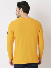 SPYKAR Men Solid Round Neck Cotton T-shirt