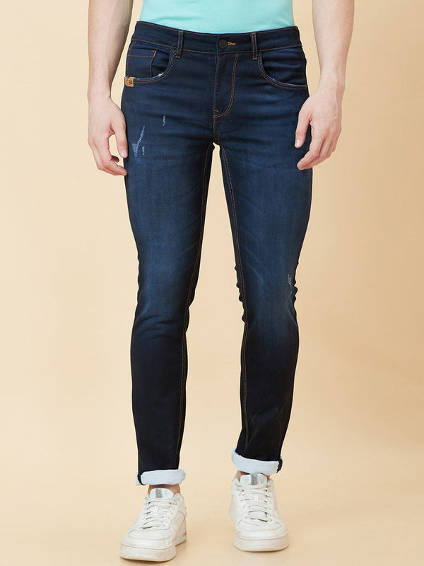 Being Human Men Skinny Fit Clean Look Light Fade Stretchable Jeans
