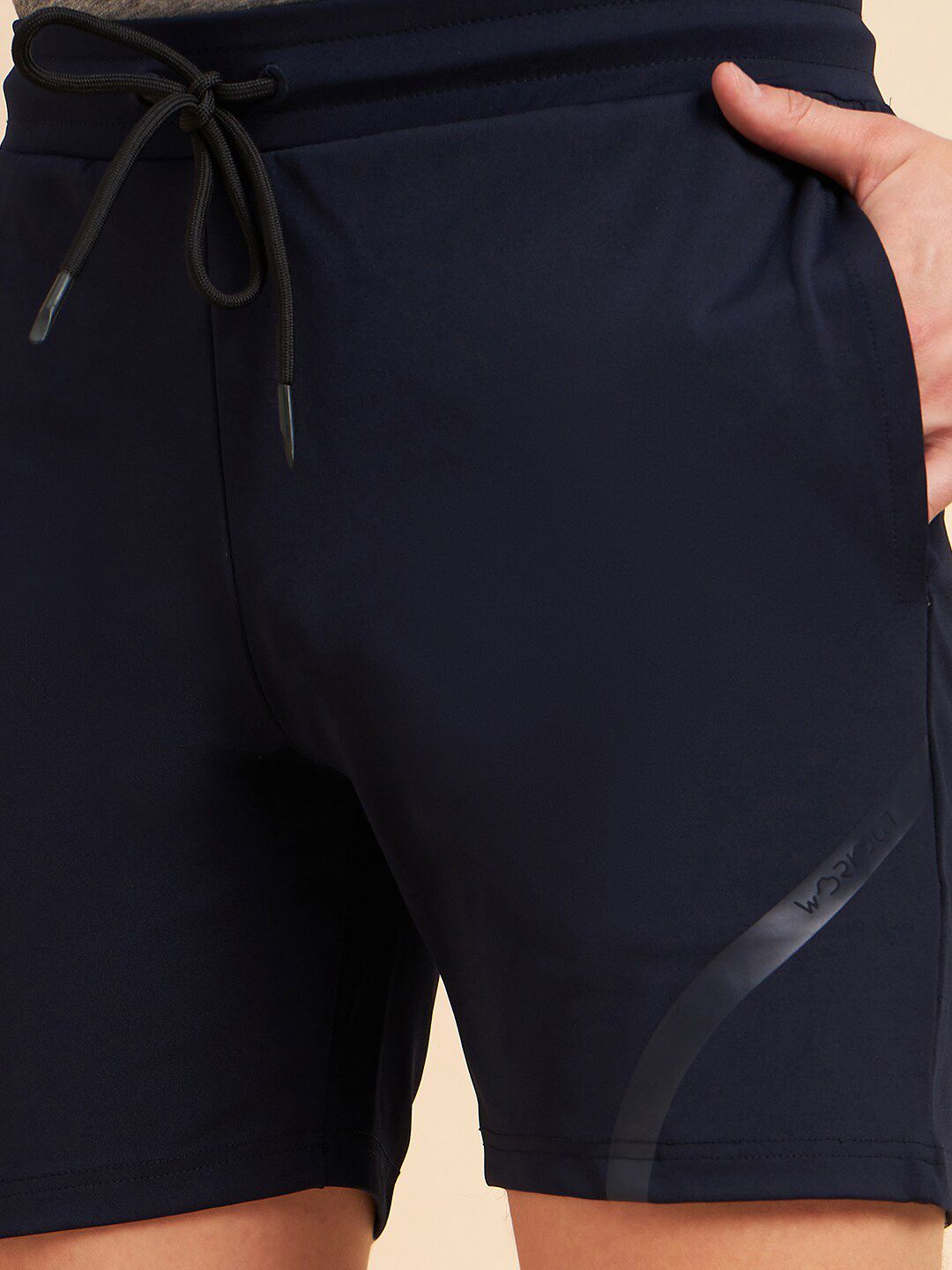 Sweet Dreams Men Navy blue Mid Rise Sports Shorts