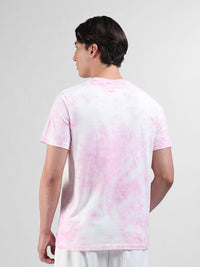 The Indian Garage Co Men Slim Fit Tie & Dye Looney Tunes T-Shirt