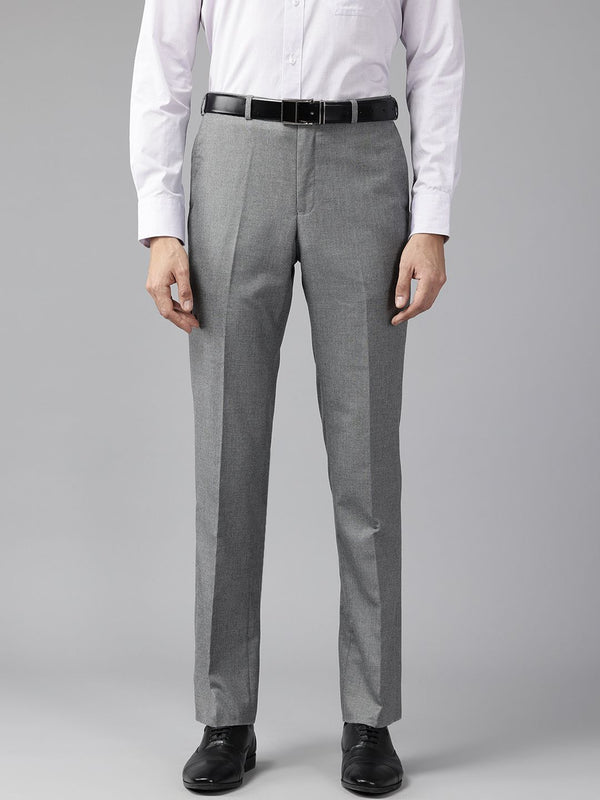Park Avenue Men Checked Formal Trousers
