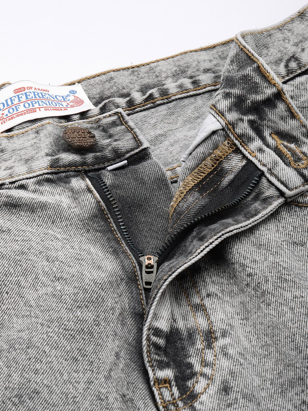 Difference of Opinion Men Relaxed Fit Heavy Fade Jeans