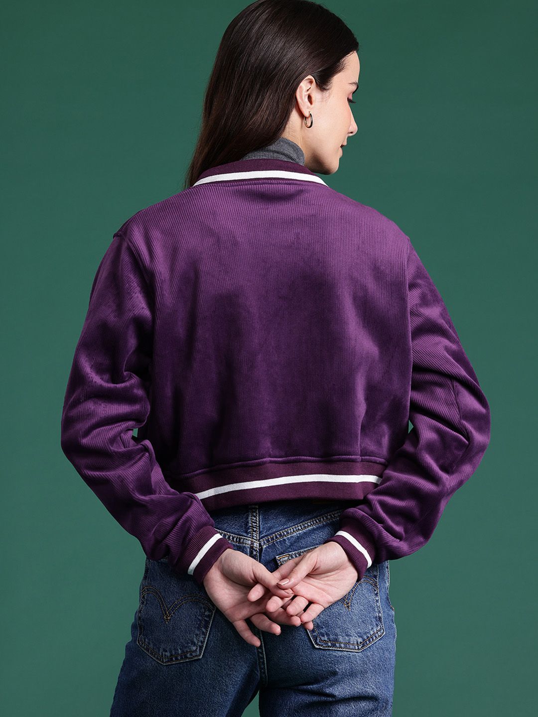 DressBerry Ribbed Tailored Jacket