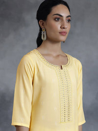 Libas Sweetheart Neck Cotton Kurta