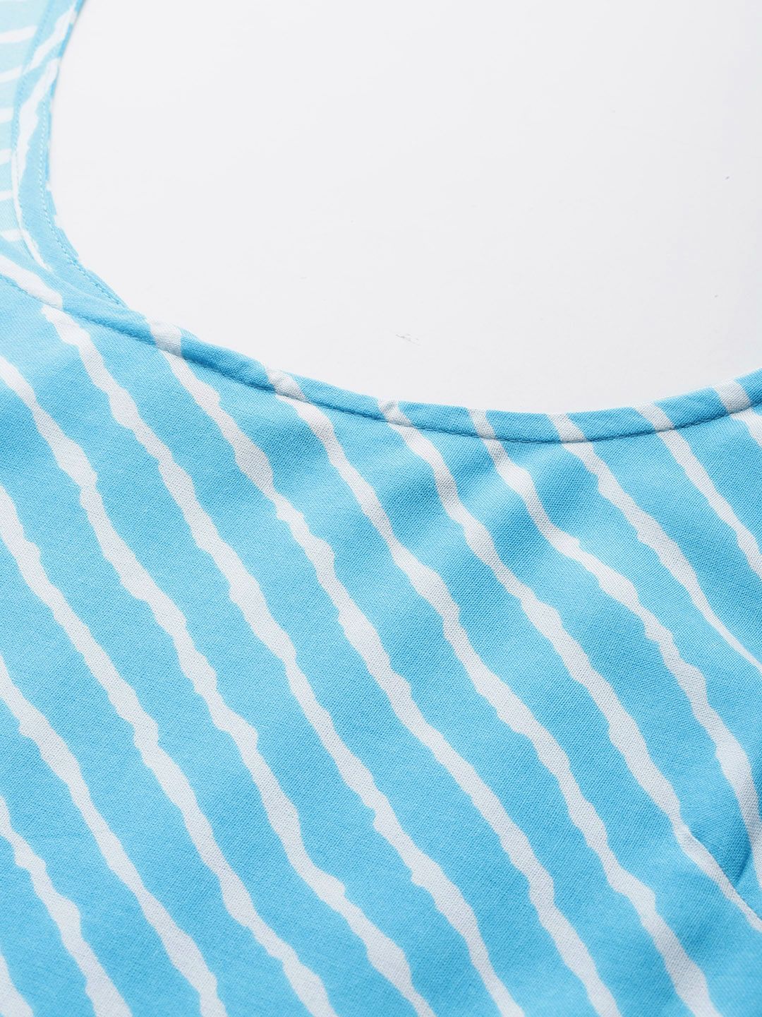 Anouk Tie-ups Design Striped Kurta