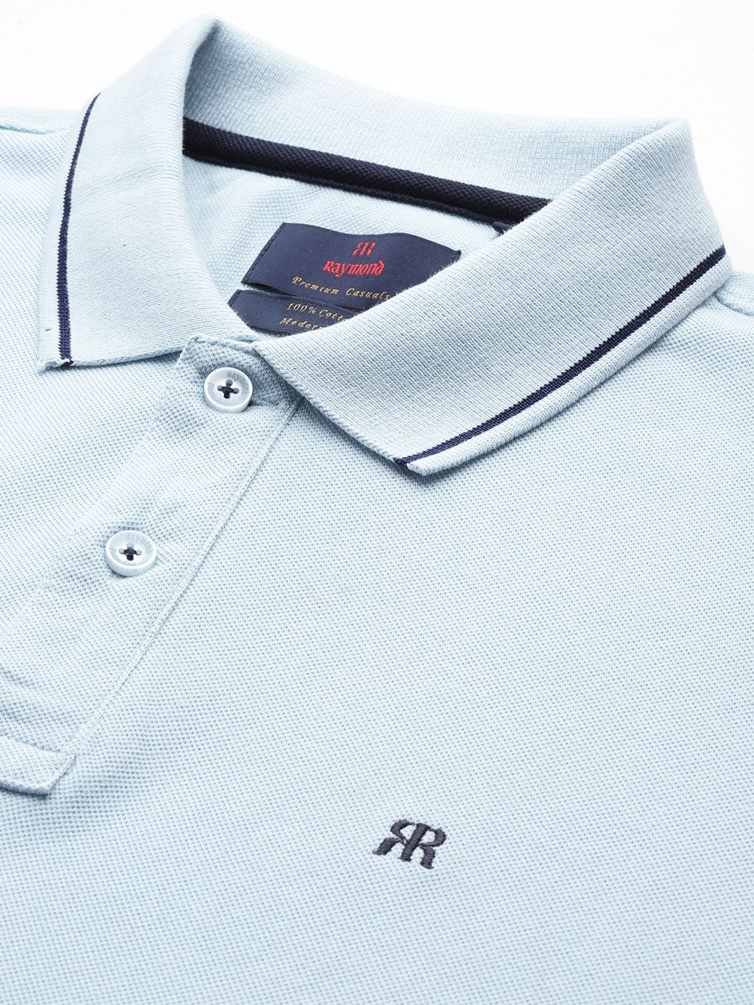Raymond Modern Fit Pure Cotton Polo T-shirt