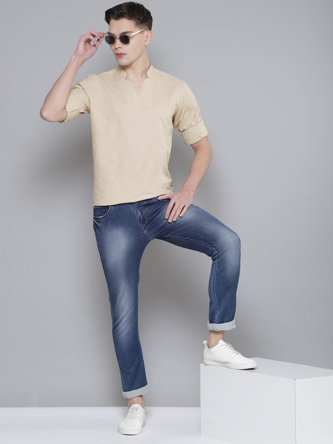 Dennison Men Comfort Comfort Fit kurta