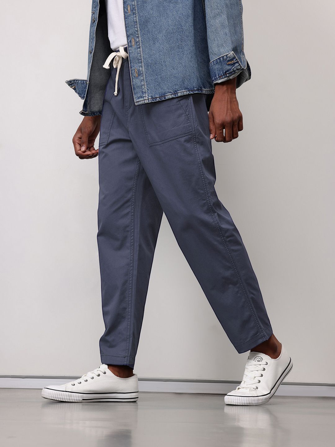 ether Men Regular Fit Trousers