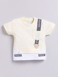 Moms Love Infant Boys Pure Cotton T-shirt With Joggers