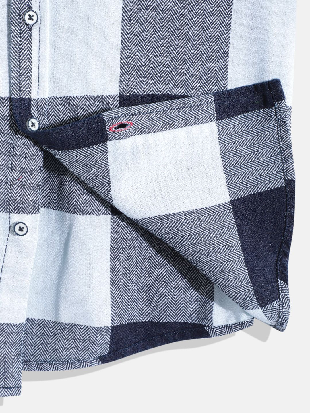 Monte Carlo Boys Gingham Checked Casual Smart Fit Shirt