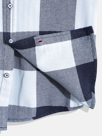 Monte Carlo Boys Gingham Checked Casual Smart Fit Shirt