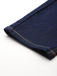 DressBerry Women Boyfriend Fit High-Rise Embellished Stretchable Jeans