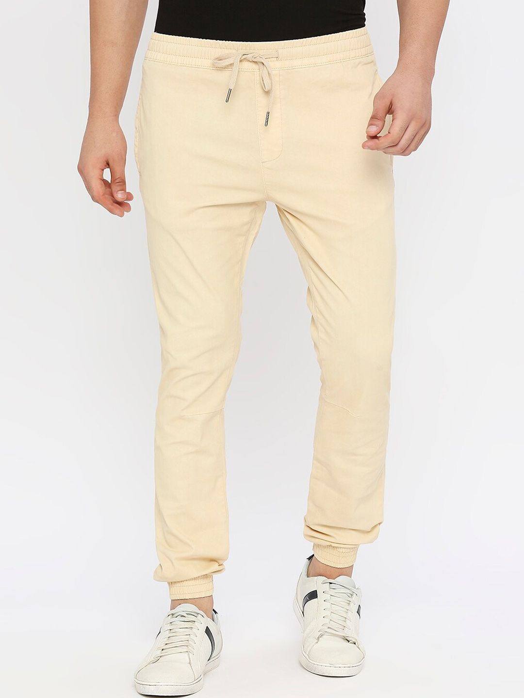 SPYKAR Men Mid Rise Slim Fit Cotton Joggers