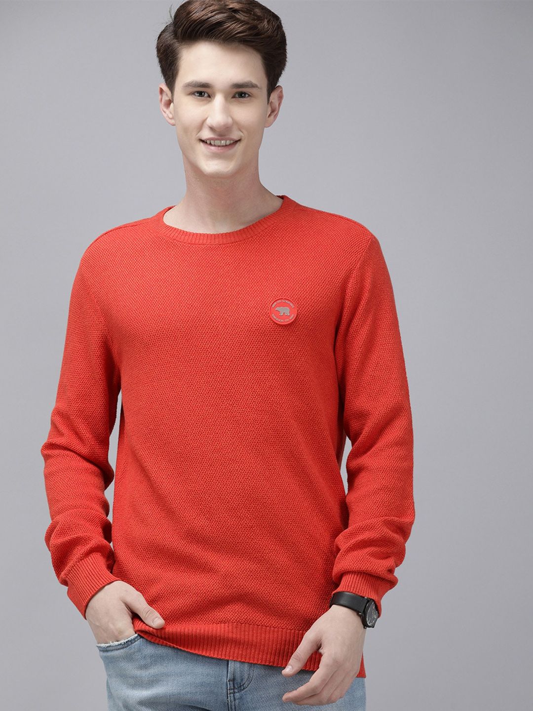 THE BEAR HOUSE Men Slim Fit T-shirt