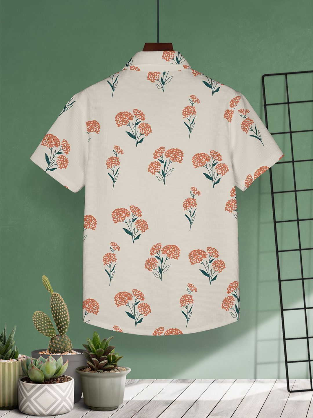 HELLCAT Boys Floral Opaque Printed Casual Shirt