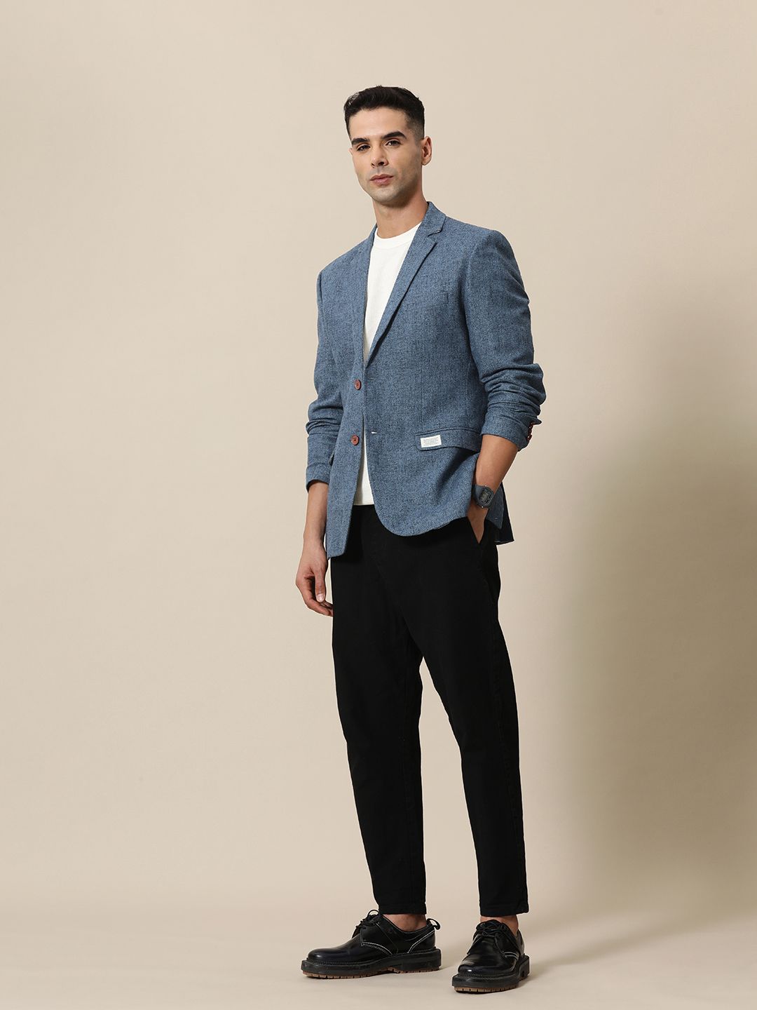 Mr Bowerbird Men Tweed Tailored Fit Blazers