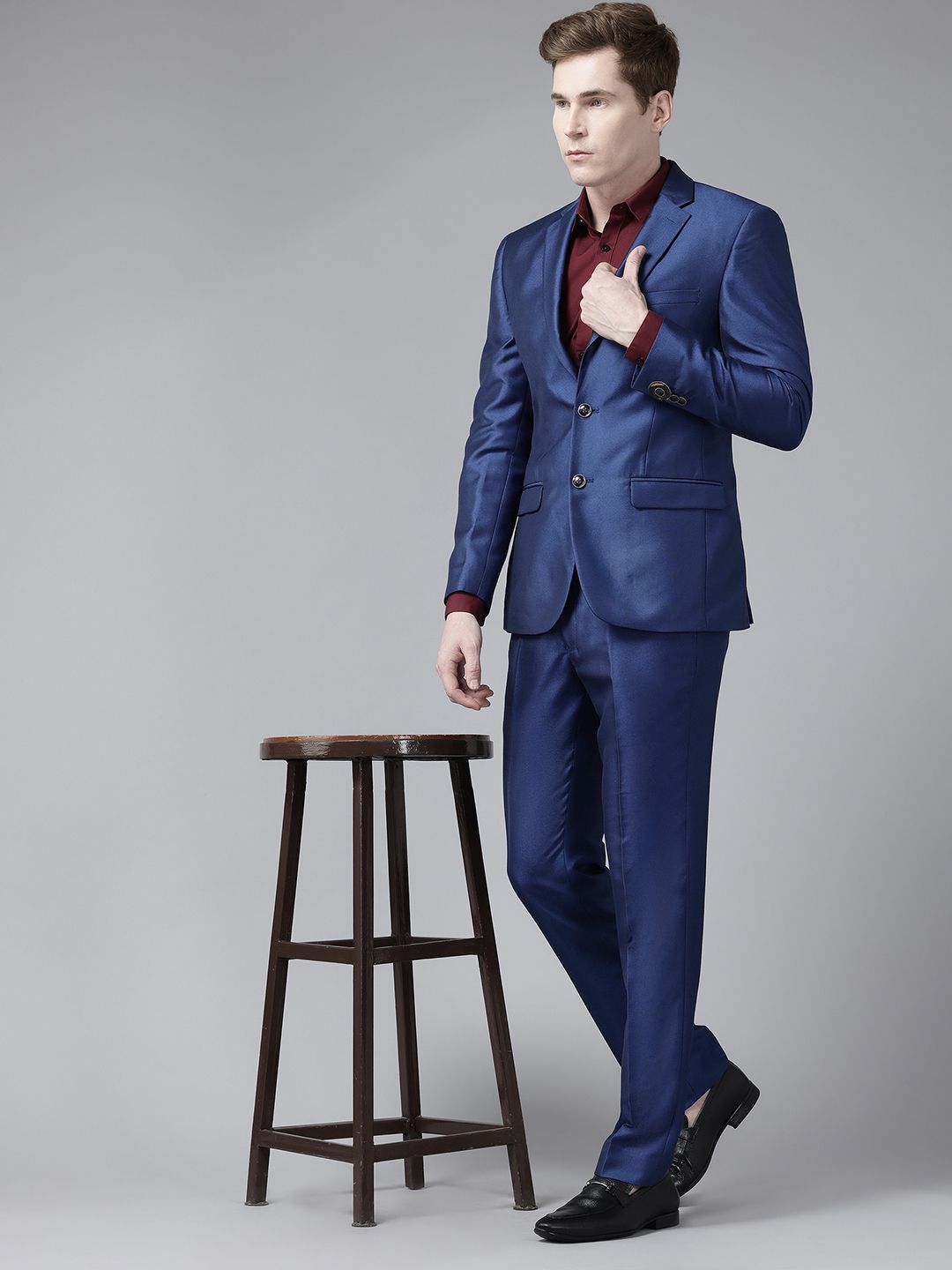 Park Avenue Notched Lapel Collar Formal Blazer & Trouser